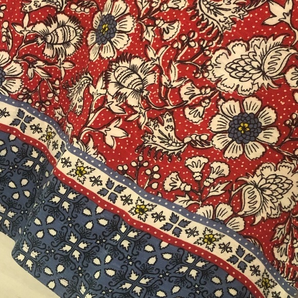 Loft Floral print Patriotic looking Tank-size small - Picture 6 of 6